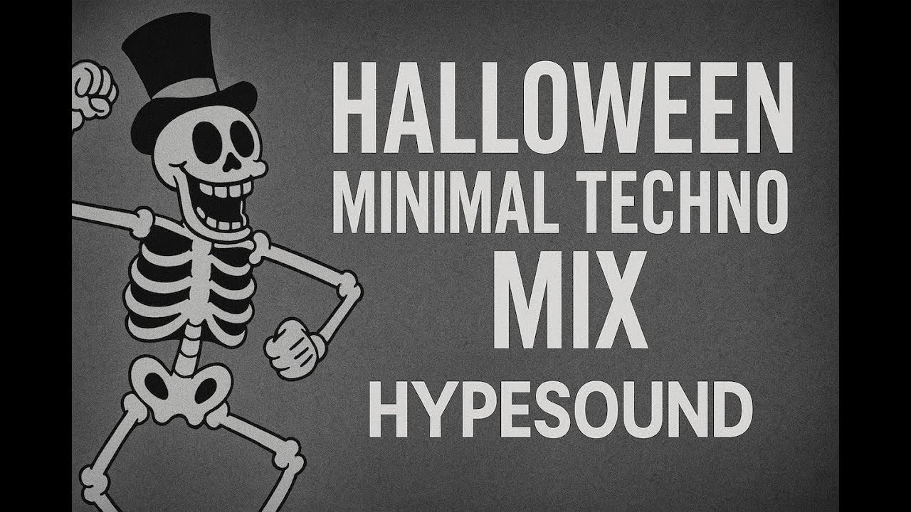 HYPESOUND — HALLOWEEN FREAKSHOW [Full Minimal Techno Mix | 1930s Horror Cartoon Visuals | 10 Tracks]