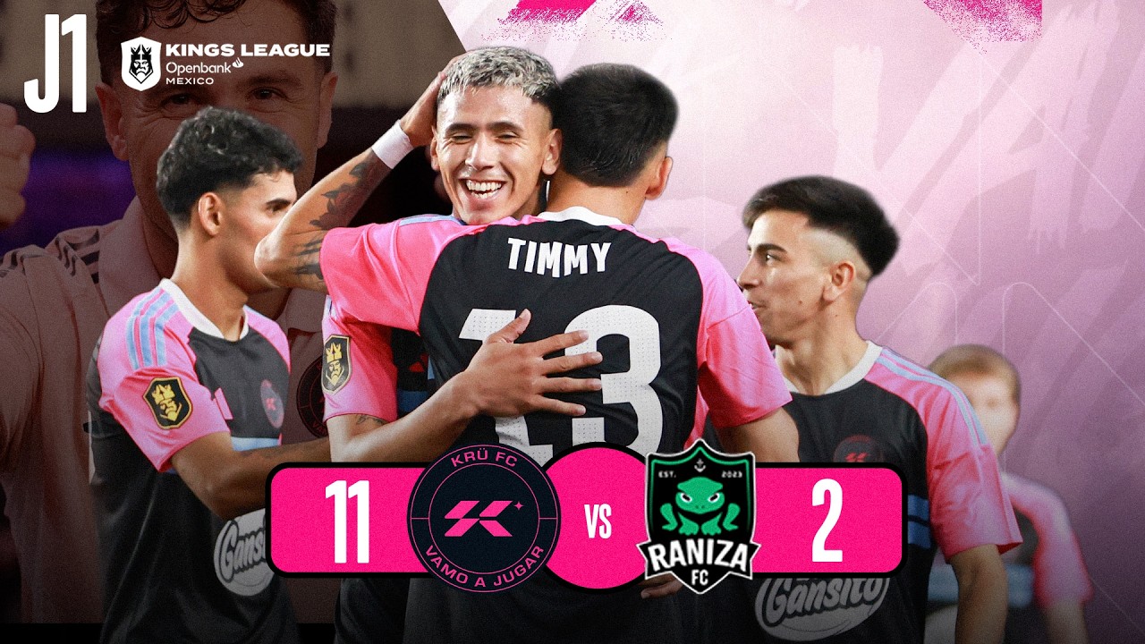 GOLEADA HIST&Oacute;RICA de KR&Uuml; FC a LA RANIZA FC | Kings League | #SLAKUNTV