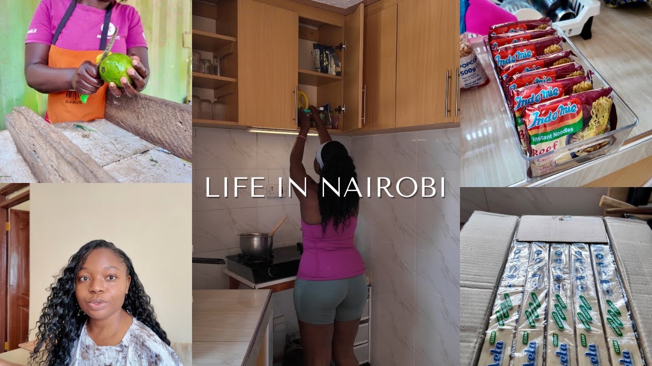 living alone vlog in Nairobi 🚕 grocery restock, egg-diet, unboxing pr, productive days