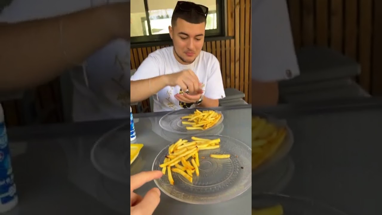 JEANFILS MANGE DES FRITES AU FOUR POUR LA PREMIERE FOIS 🍟