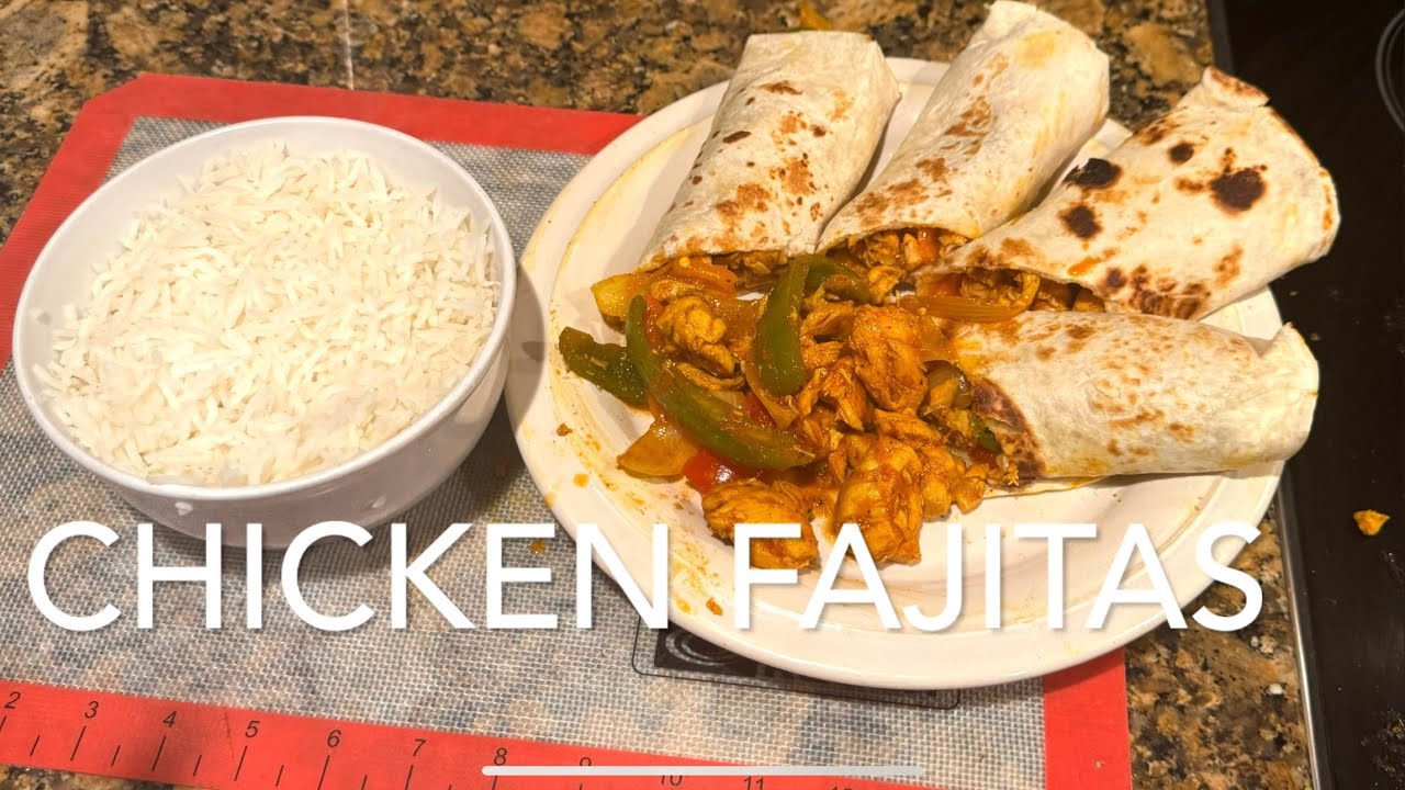 (CHICKEN FAJITAS) A CLASSIC MEXICAN meal 🥘 