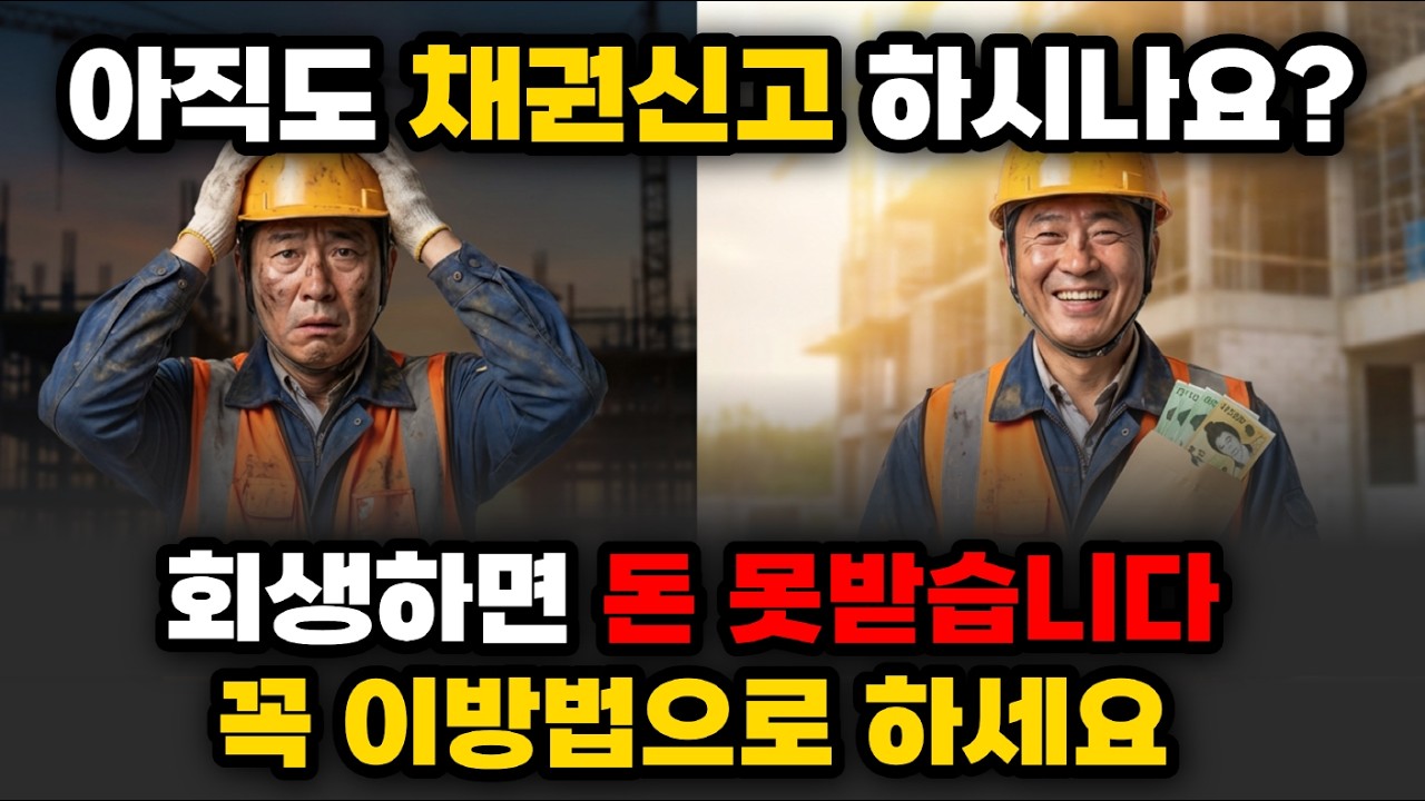 공사하고 못 받은 돈, '이것'만 챙기면 채무자 회생들어가도 받을 수 있다 ㅣ직접지급청구, 직불청구