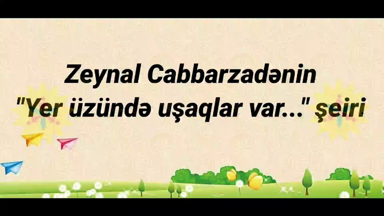 1 İyun - Uşaqların Beynəlxalq Müdafiəsi Günüdür