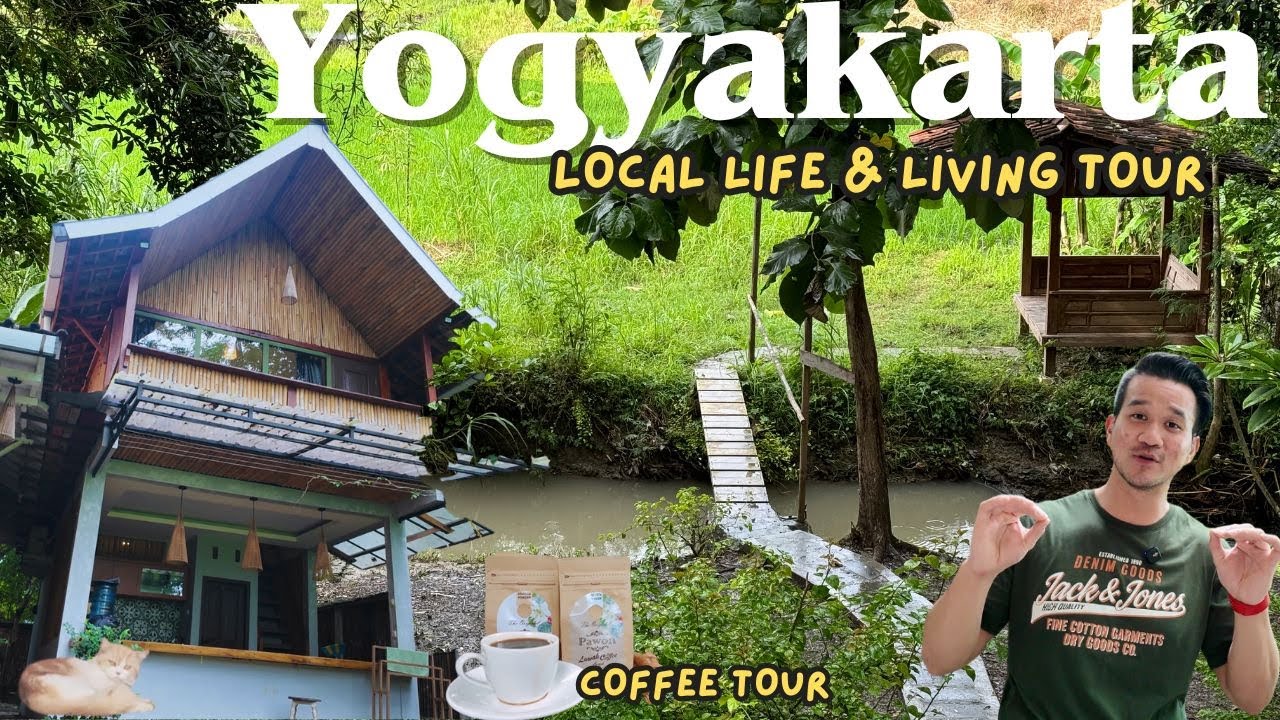 Скрытые жемчужины Джокьякарты 🇮🇩 Культура Джокьякарты, рисовые поля и кофейные плантации.