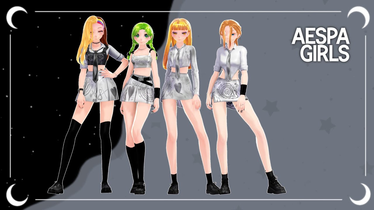 【MMD Model Showcase】AESPA   GIRLS Model Pack 3