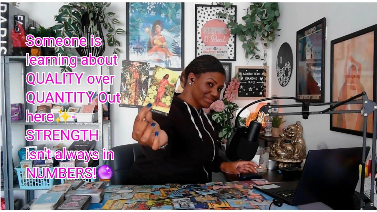 Someone is learning about QUALITY over QUANTITY out here✨️- STRENGTH isn't always in NUMBERS!🔮