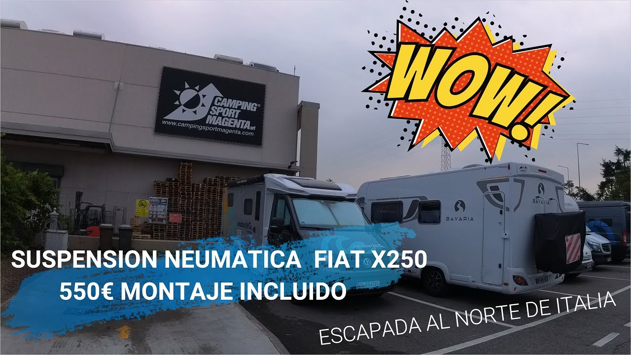 Accesorios y Complementos para autocaravanas y campers en ITALIA + Oferton suspensión neumática