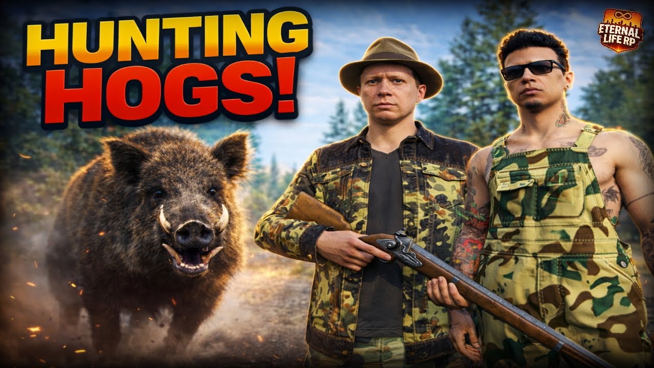 WE WENT HOG HUNTING IN GTA 5 RP!!