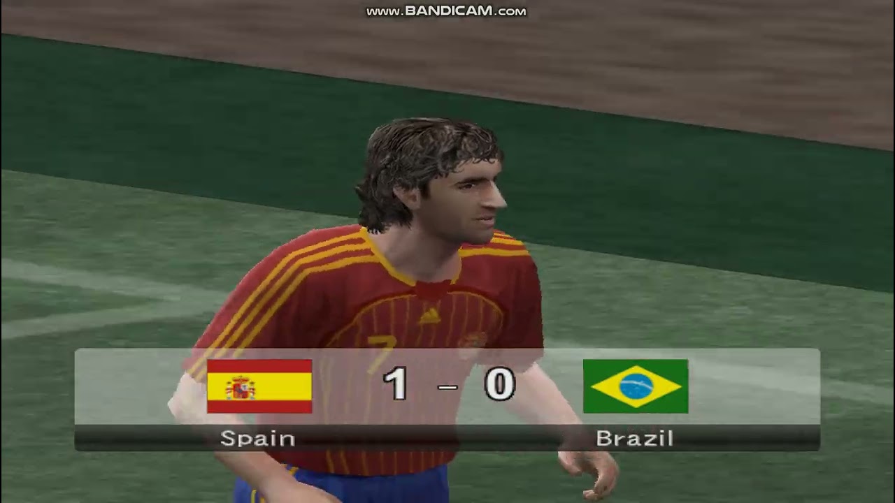 Spain vs Brazil (PC) Pro Evolution Soccer 6