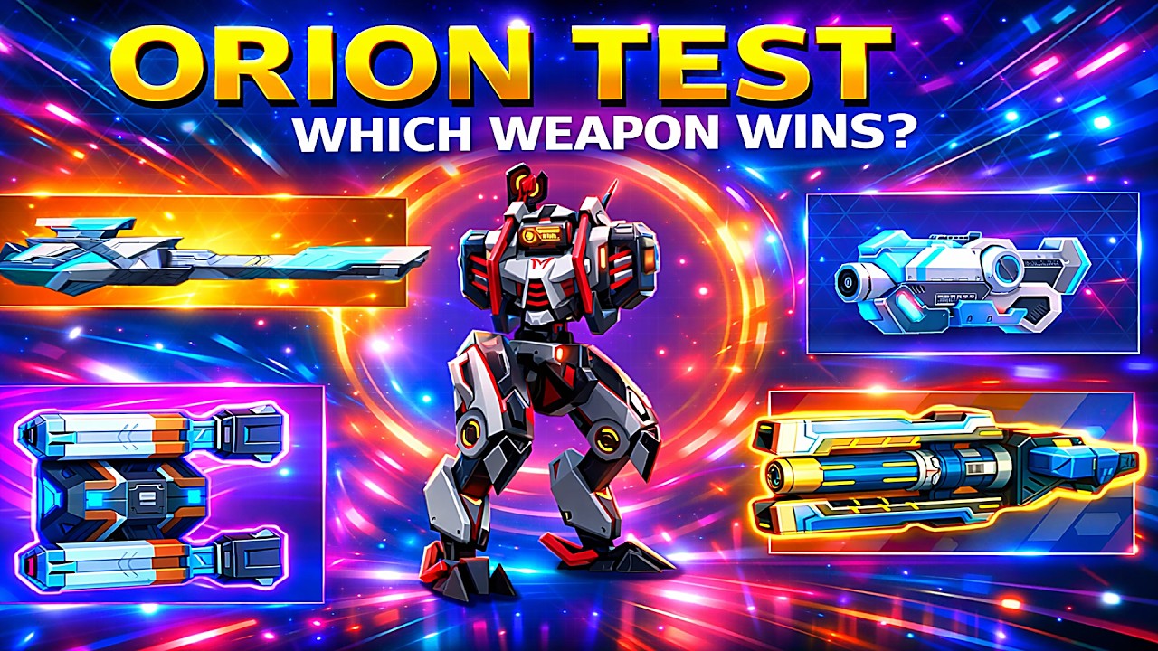 ORION with EM RIFLE, RAILGUN, HELIX RACK and OVERDIVER!!