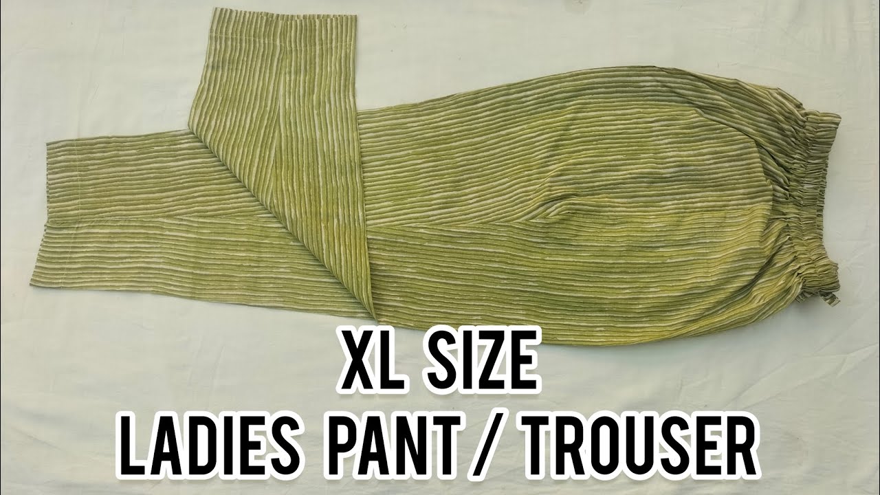 Easy Women Pant Trouser Cutting And Stiching For Beginners || Sheema Khan Style