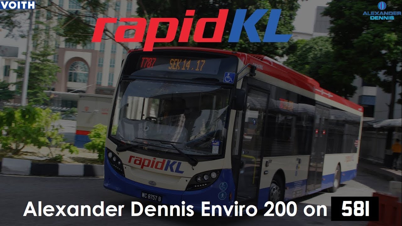[RapidKL] Alexender Dennis Enviro 200 Ride - Sv 581
