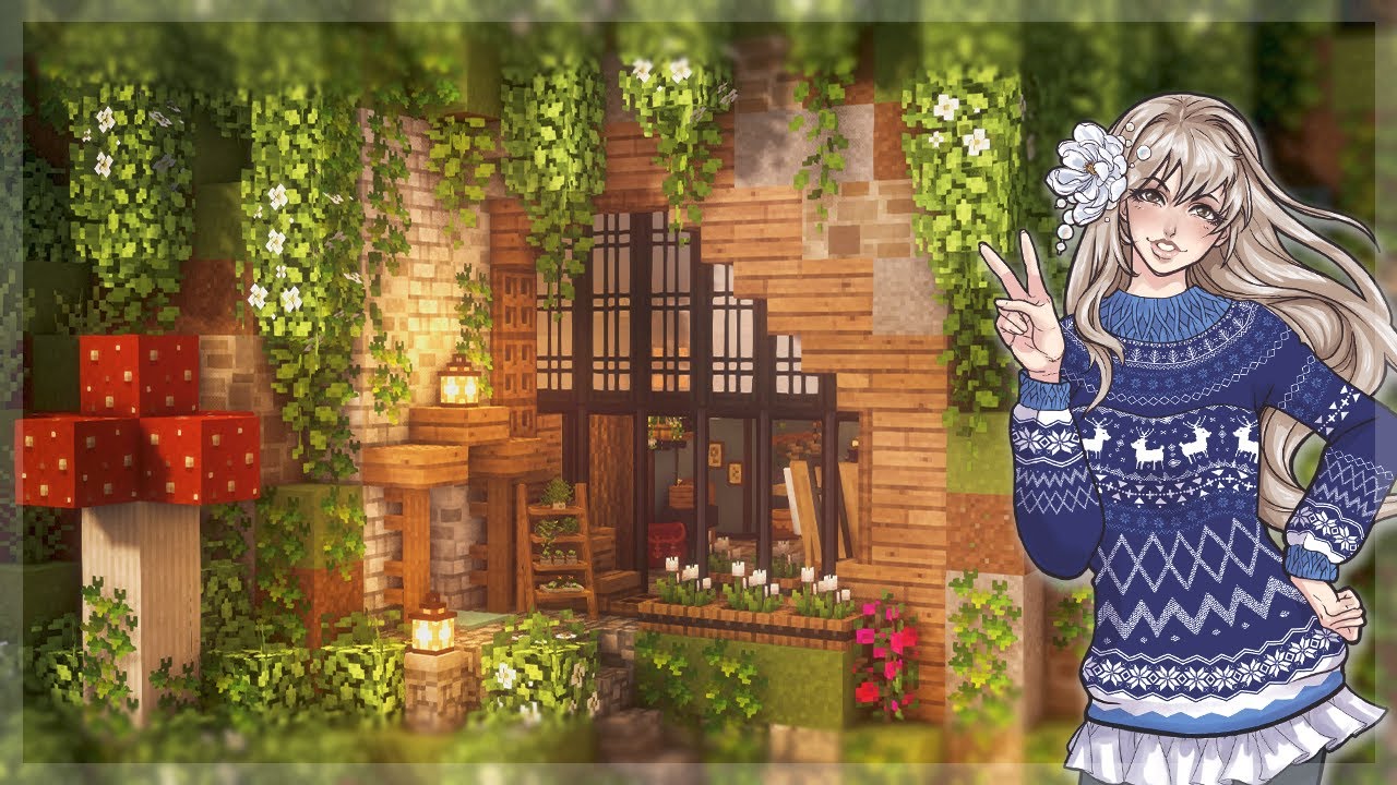 [Minecraft] Cliffside Cave Art Studio 🌻🎨 | CIT Resource Packs