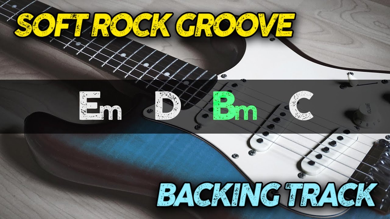 Soft Rock Groove Guitar Backing Track E Minor Jam