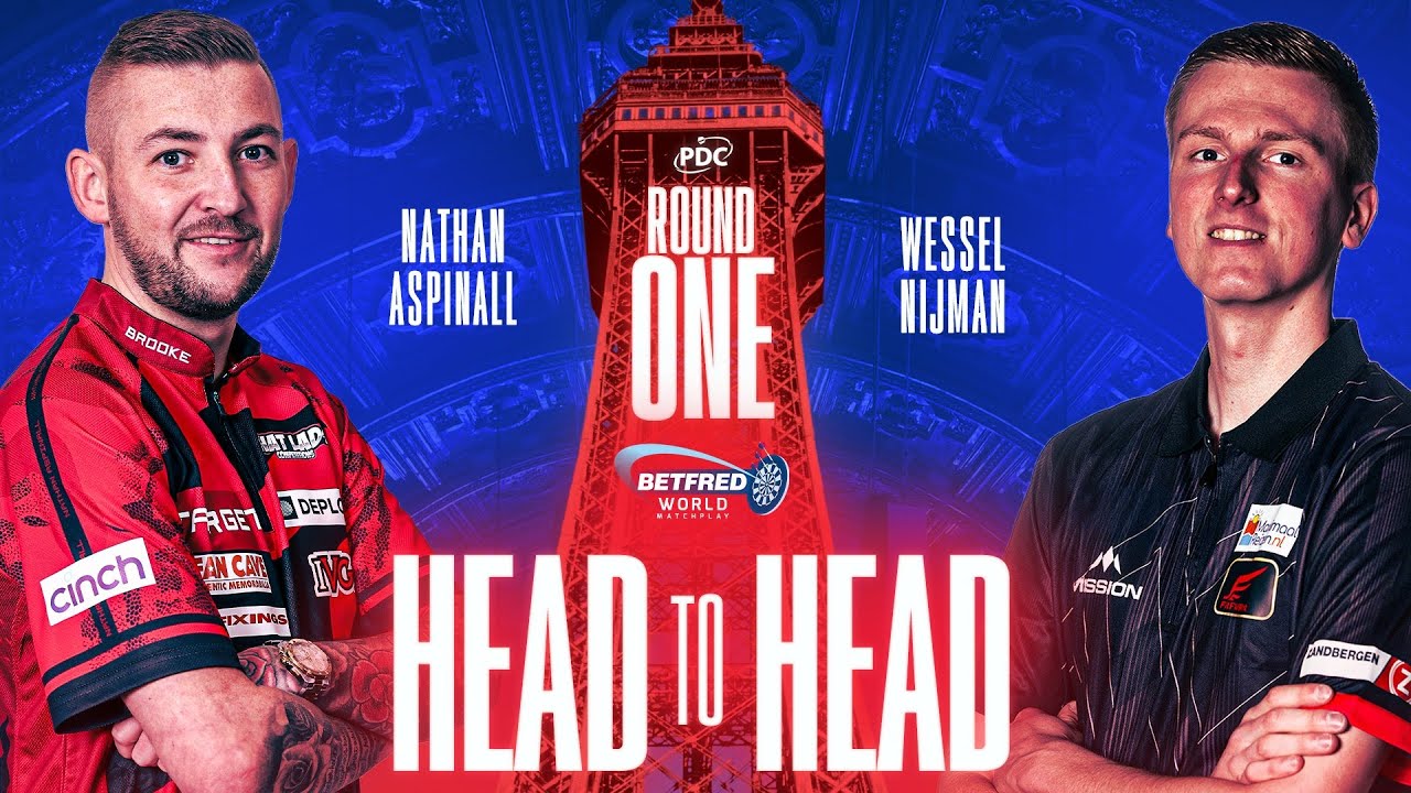 Nathan Aspinall vs Wessel Nijman • World Matchplay 2025 Turno 1 (Blackpool) ITA