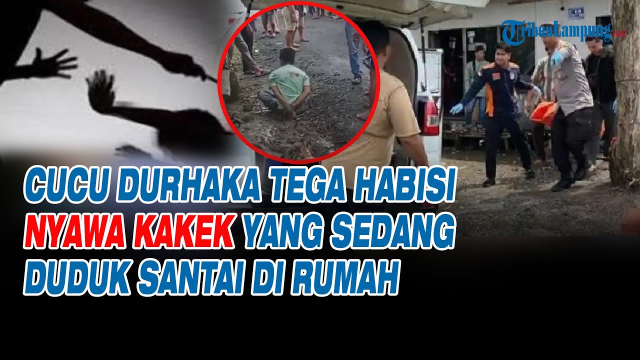 Cucu Durhaka Tega Habisi Nyawa Kakek yang Sedang Duduk Santai di Rumah