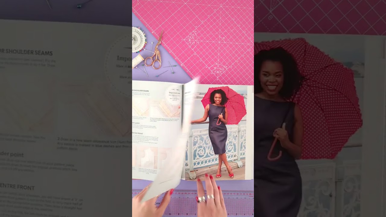 Dressmaking: The Easy Guide | Book Flip Through #shorts