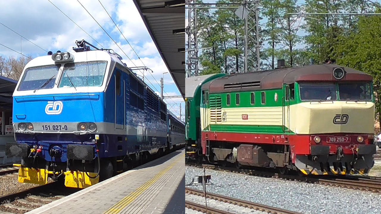 Vlaky Olomouc hlavní nádraží - 6.5.2016 / Trains at Olomouc Main Station