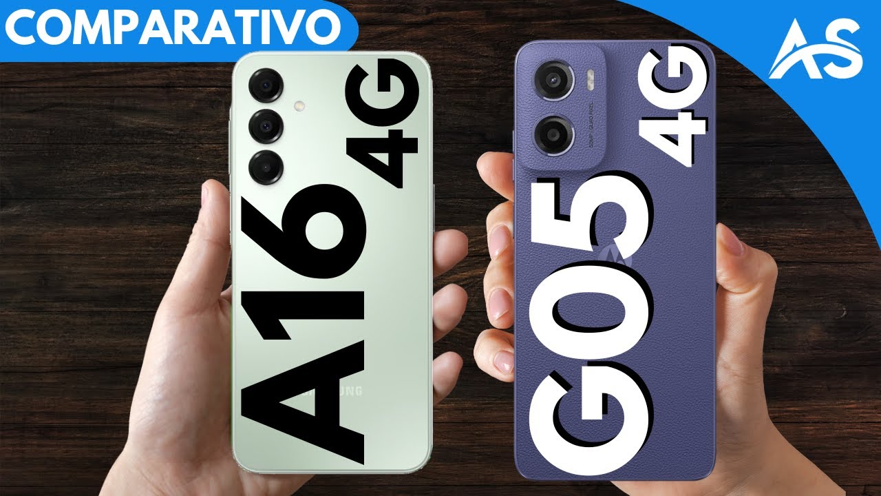 Samsung A16 4G VS Moto G05 4G - Comparativo
