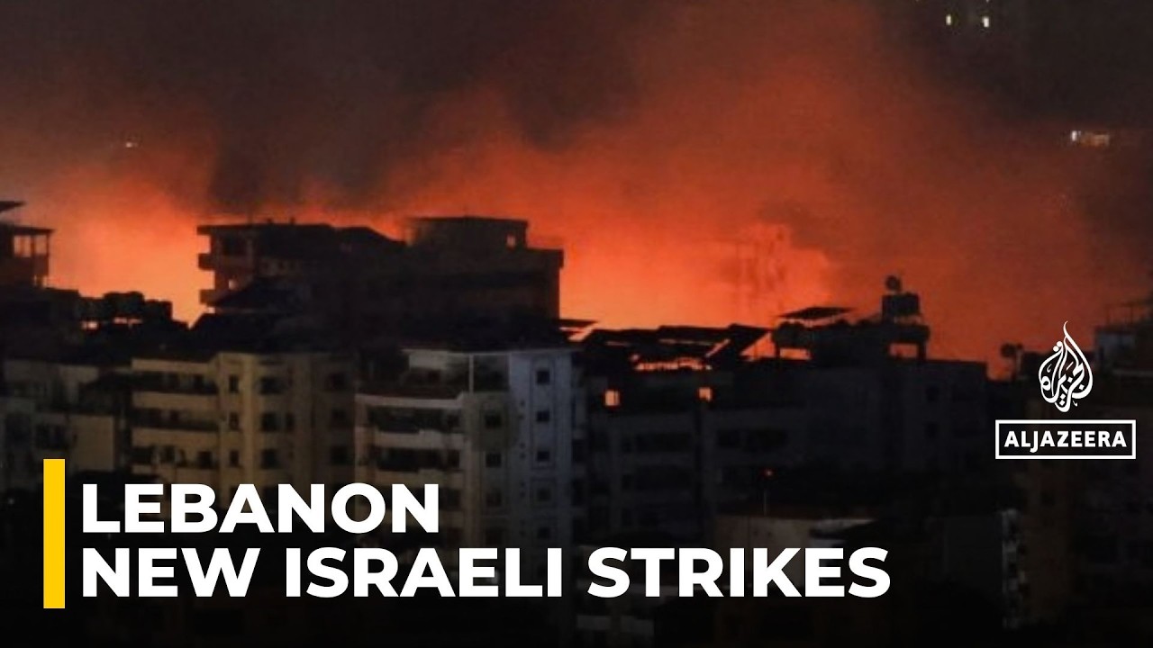 Lebanon under attack: Israel launches new strikes on southern Beirut
