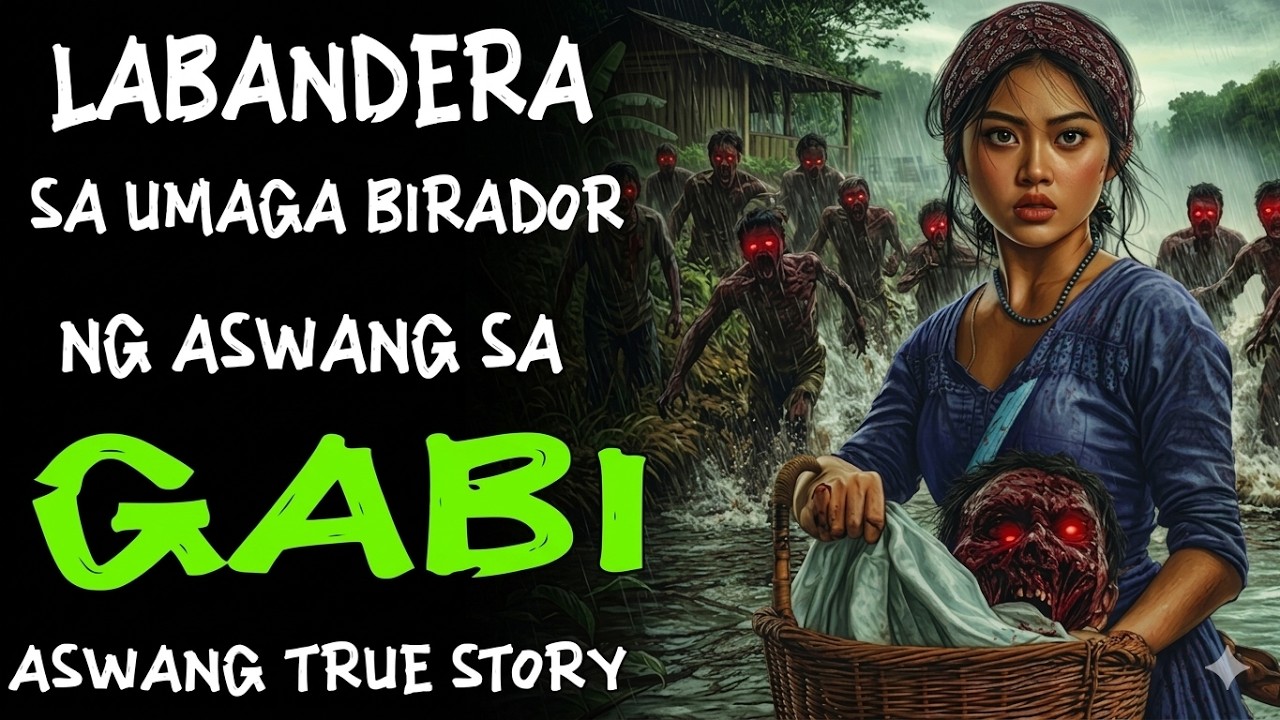 LABANDERA SA UMAGA BIRADOR NG ASWANG SA GABI | Kwentong Aswang | True Story