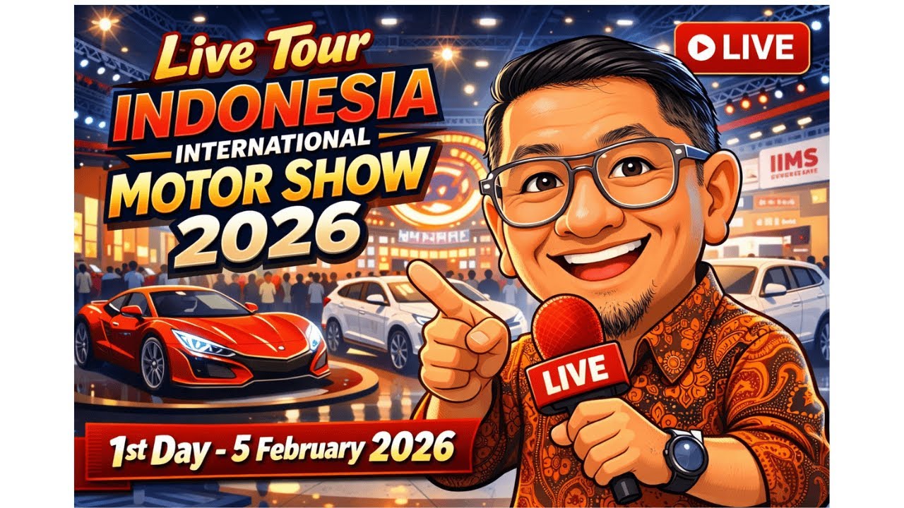 Live Tour Indonesia International Motor Show 2026 1st Day - 5 February 2026