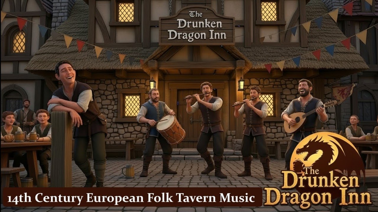 Monophonic Tavern Music. 14th Century European Folk Tavern Music.#medievalmusic #folkmusic