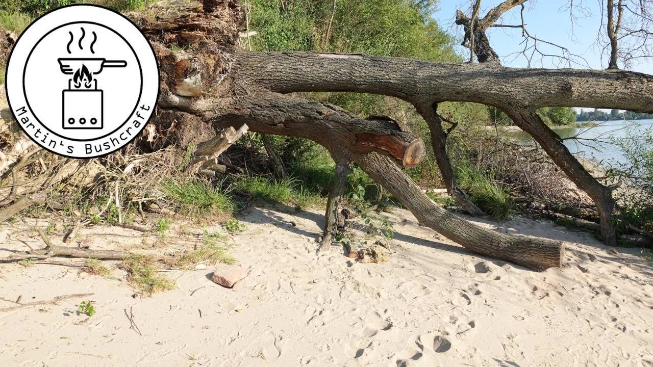 Overnighter am Rhein fast wie am Meer | Martin´s Bushcraft