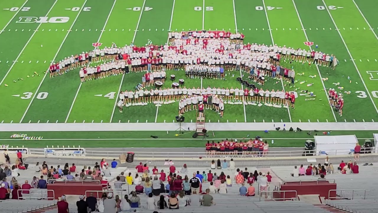 Indiana University Marching Hundred Open Rehearsal August 23 2025. P6