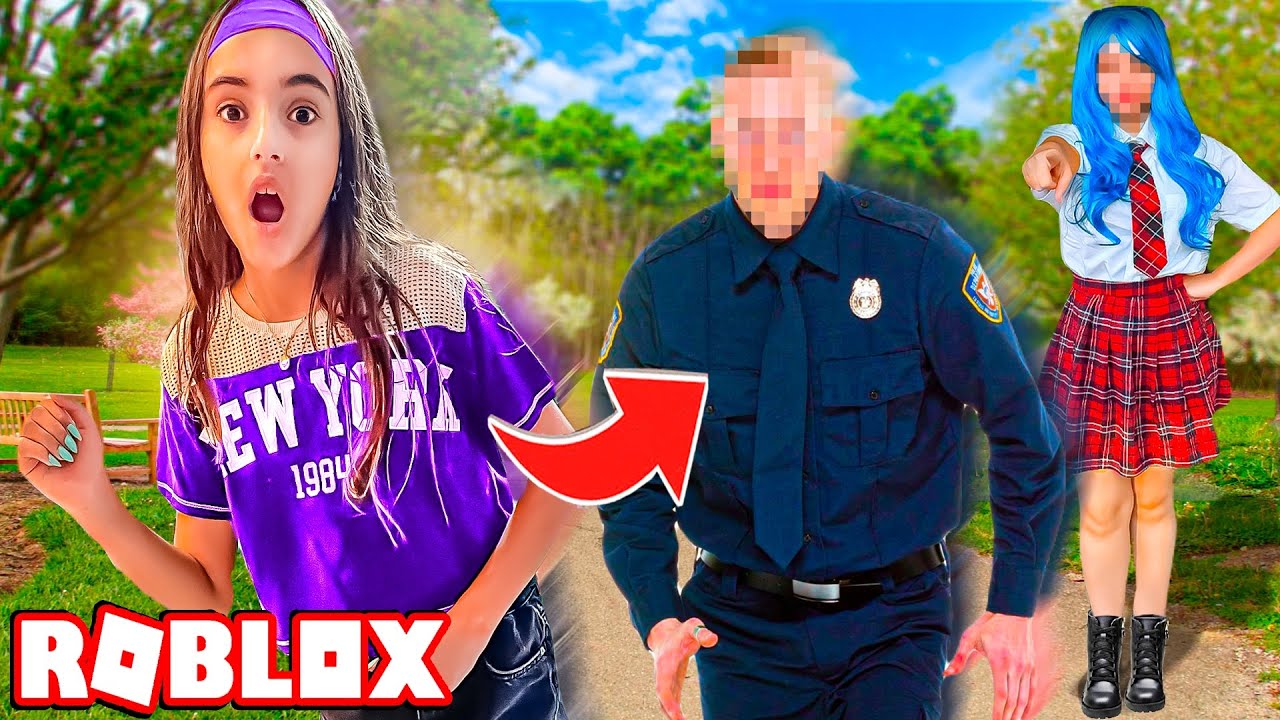 A MENINA QUE NÃO GOSTA DA BELINHA MANDOU A POLÍCIA ATRÁS DE NÓS NO BROOKHAVEN