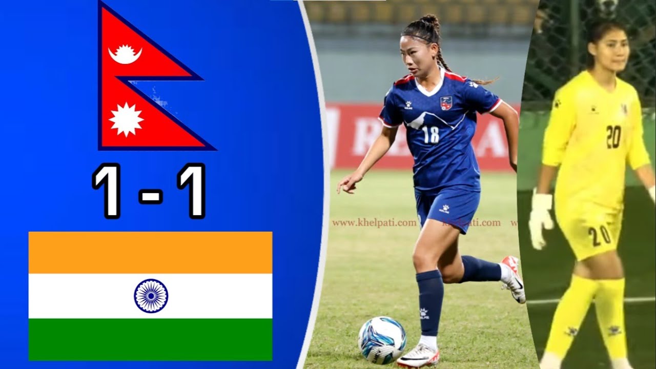 Nepal vs indiall(1-1)ll Women's ExhibItion Ffriendly matchll2025llhighlight