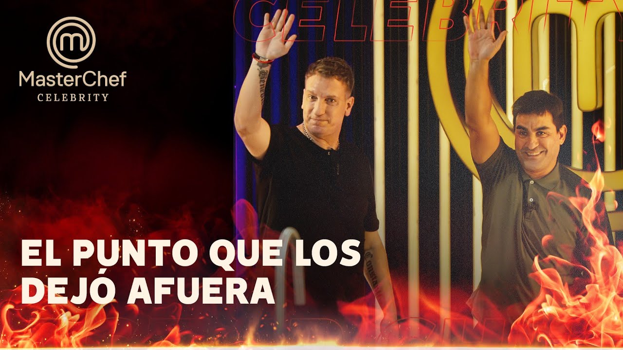 La carne hizo que Maxi López y el Turco sean eliminados en la semifinal de Masterchef Celebrity
