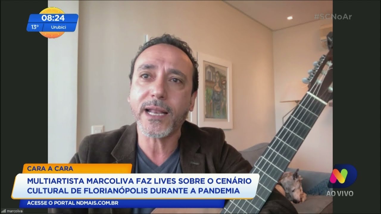 SC no Ar recebe o multiartista Marcoliva, que integra seu trabalho com diferentes linguagens