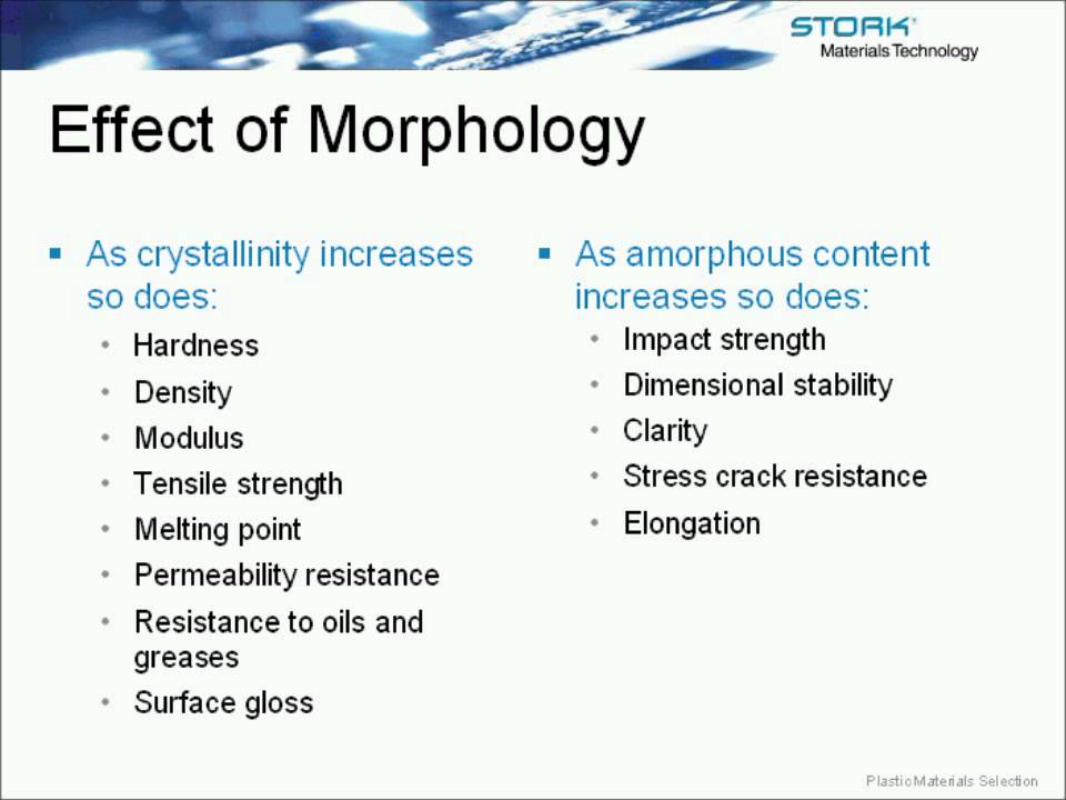 Plastic Materials Selection Part 1