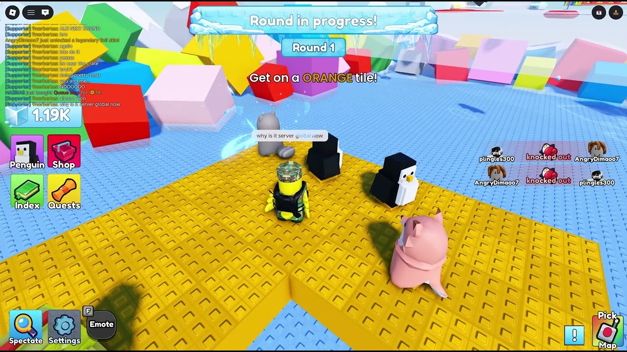 playing knockout again