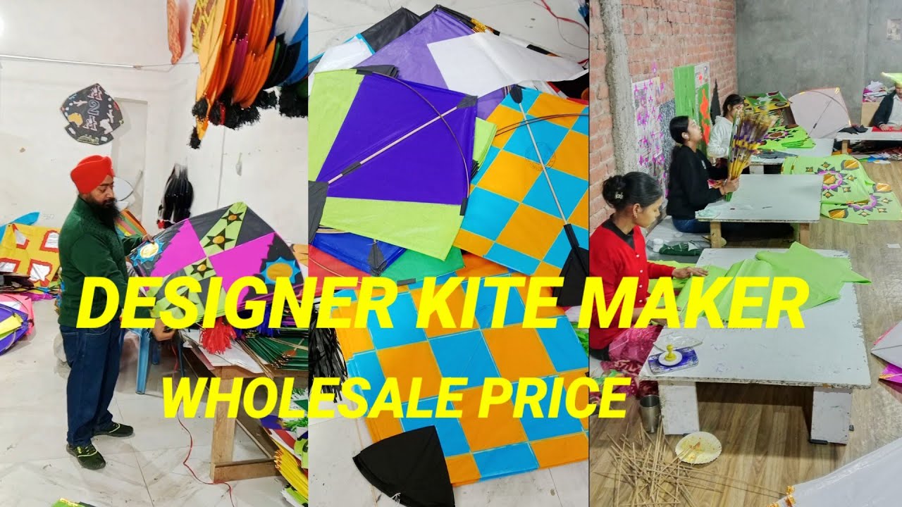 DESIGNER FANCY KITE PATANG MAKER WHOLESALE PRICE SHOP IN AMRITSAR PUNJAB #kiteflying #viralvideo 