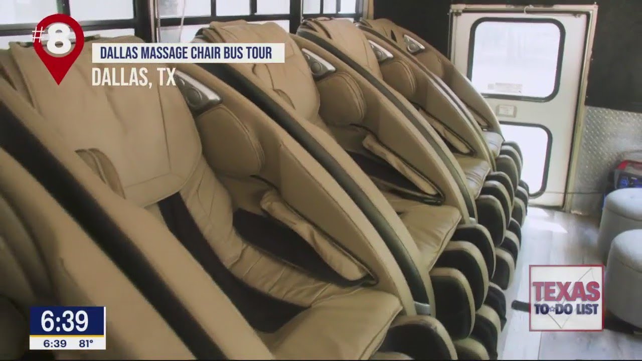 Texas To-Do List: Dallas Massage Chair Bus Tour
