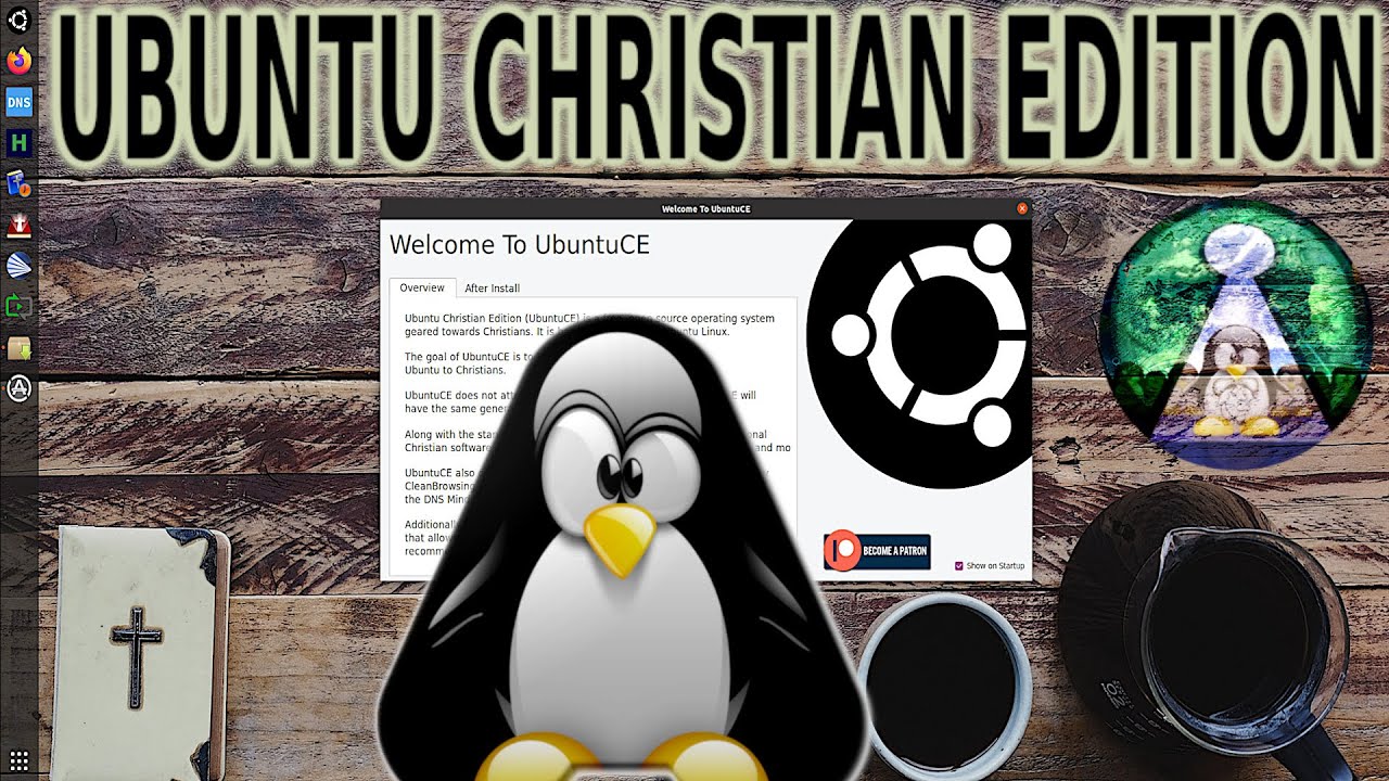 Test Ubuntu Christian Edition - Linux dla Chrześcijan oraz organizacji kościelnych. OpenLP, Warship