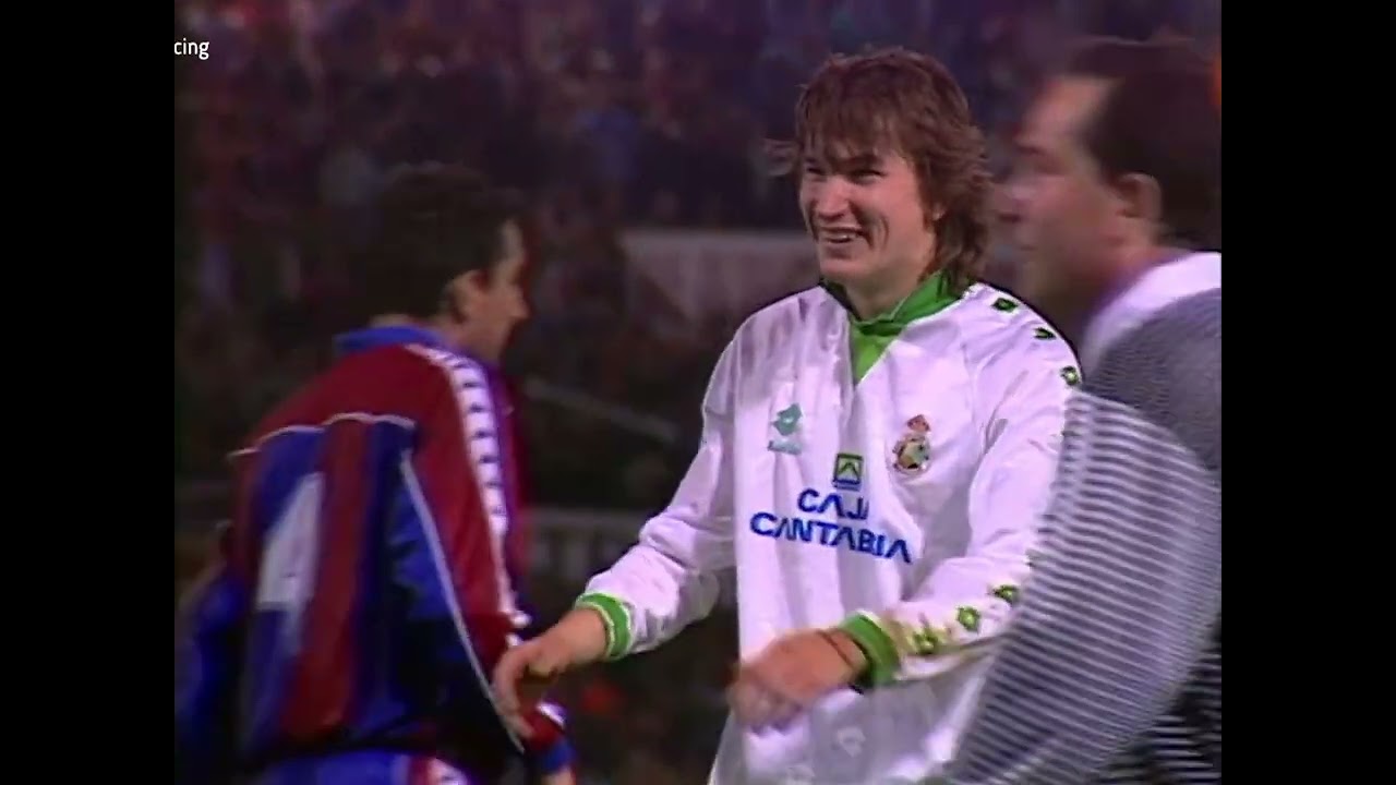 Racing de Santander: 5 - Barcelona: 0 (Jornada 21 - 1994/95) v2