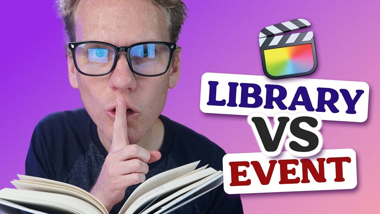 Что такое библиотека и событие в Final Cut Pro?