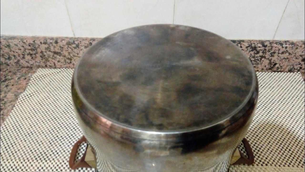 وصفة رائعة وفعالةلإزالةالحروق من أواني الإينوكس //لن تصدقي النتيجة 😱😱