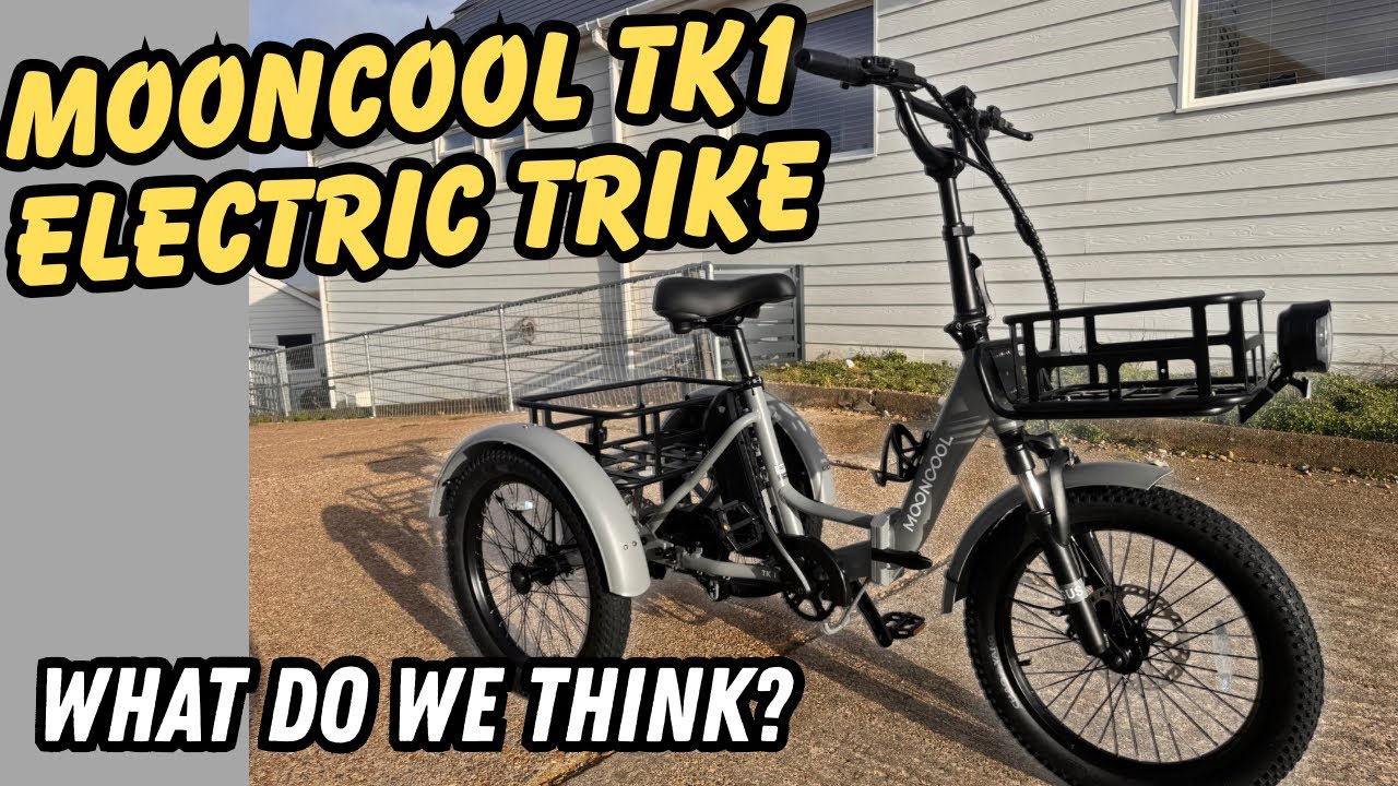 Тестирование потрясающего электрического трайка Mooncool TK1