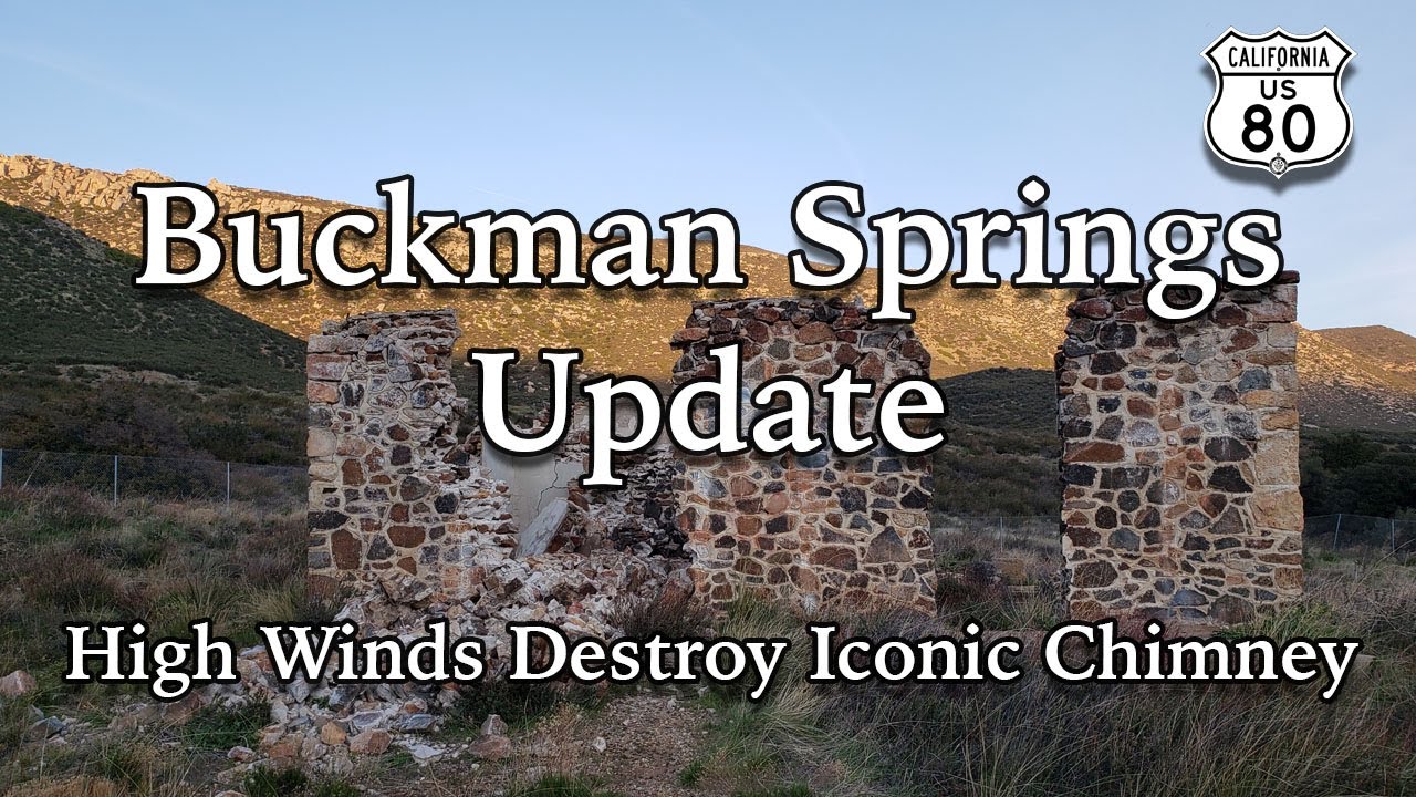 Buckman Springs Update - High Winds Damage Structure