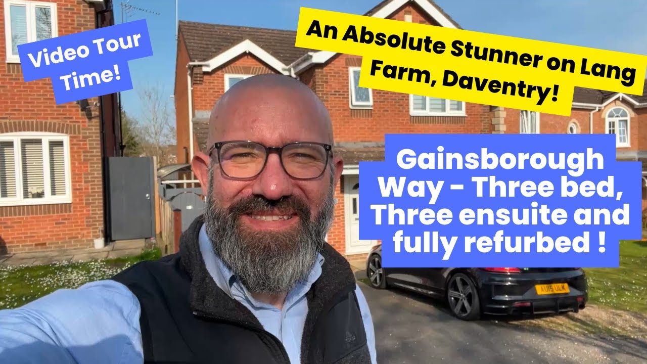 Detached House for Sale in Daventry - Gainsborough Way, Lang Farm. Stunning Three bed Home!