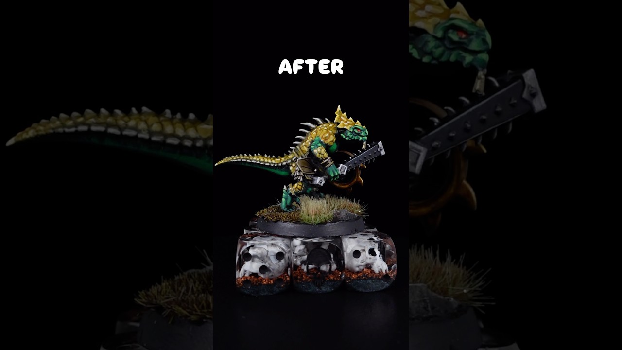 Преображение в понедельник 🦖 #художникминиатюр #росписьминиатюр #warhammer #росписьминиатюр