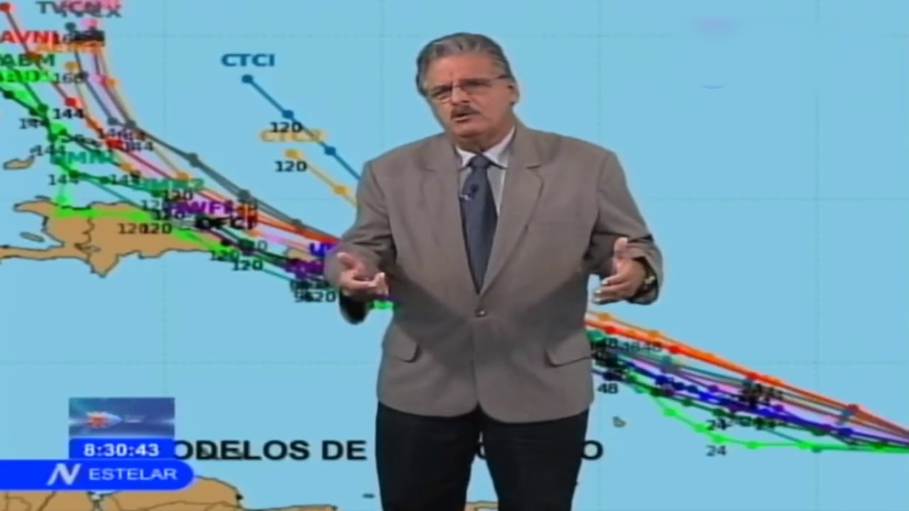 Parte del Dr. Jos&eacute; Rubiera sobre la tormenta tropical Mar&iacute;a (8:20 PM 16/09/2017)