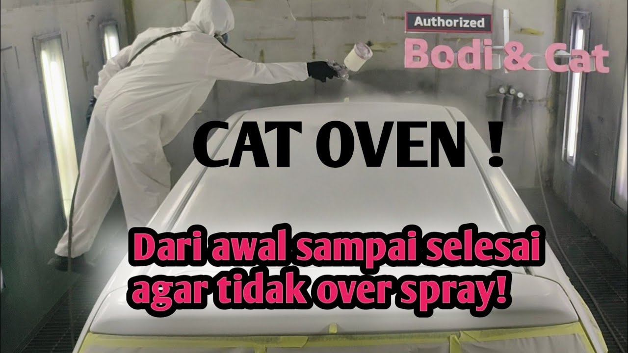🔴Proses pengecatan mobil di OVEN BODY REPAIR cara cat mobil full body