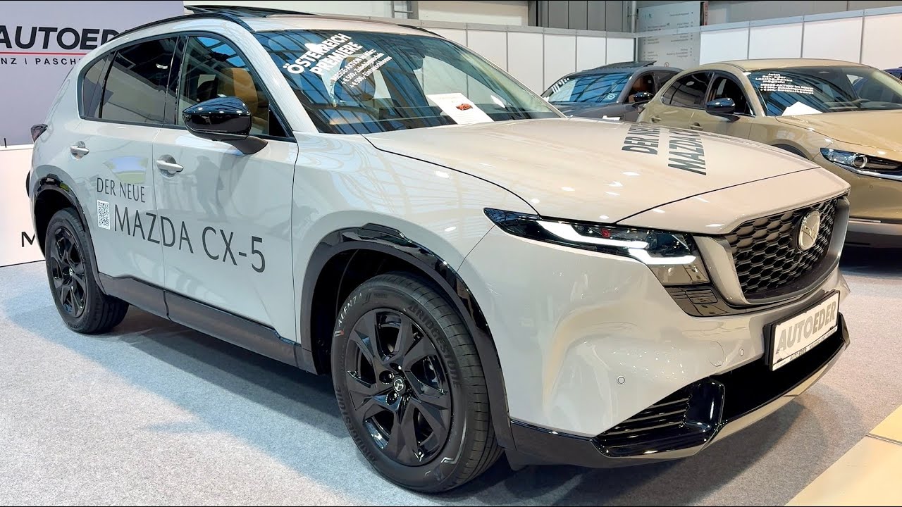 New MAZDA CX-5 HOMURA (European spec 2026) - visual REVIEW (GREY color & BLACK WHEELS)