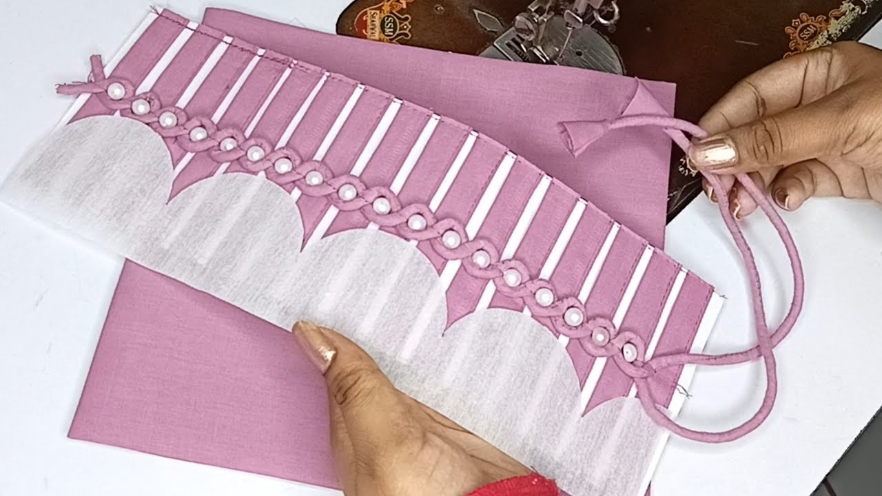 एक बार नहीं हजार बार latest style trouser and sleeves  देखेंगे/ Dori style Astin design /diy
