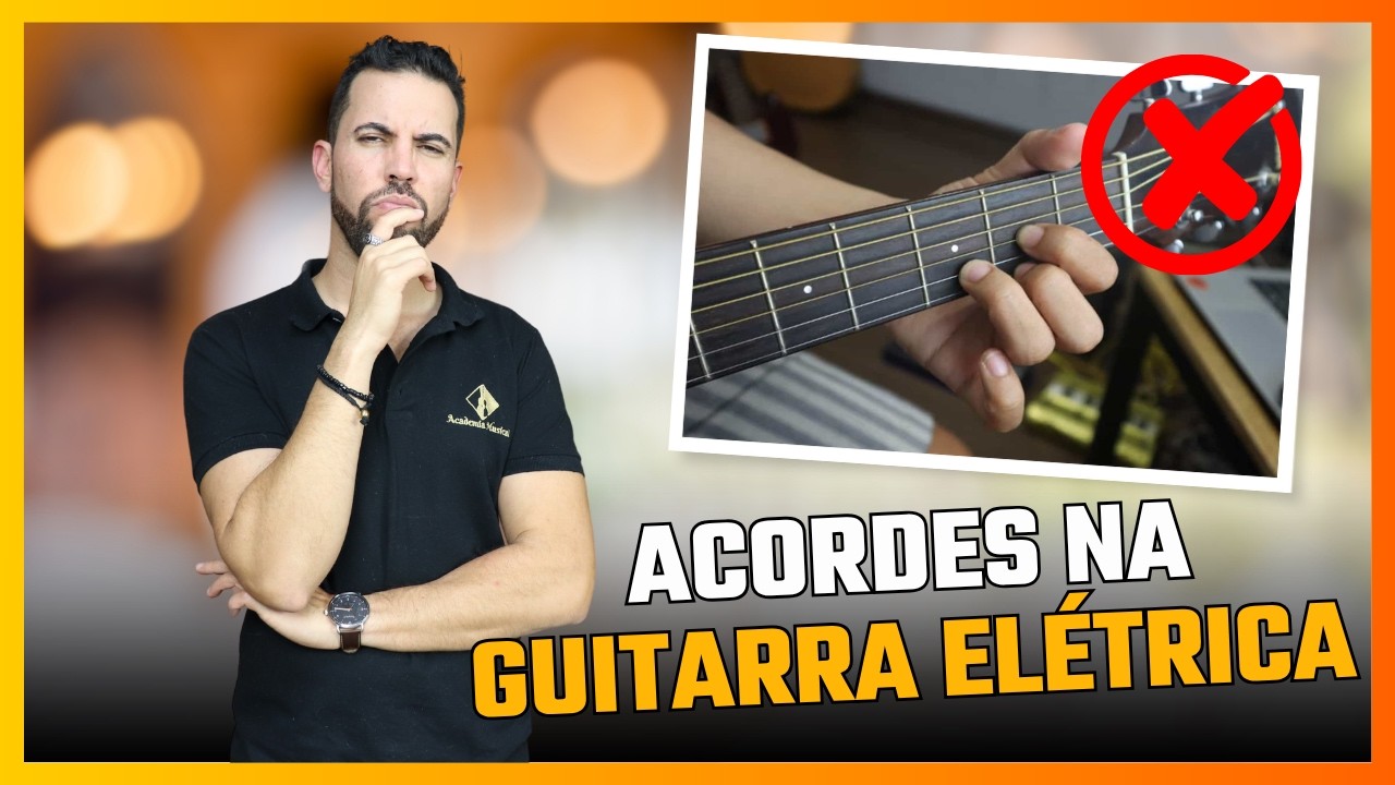 N&atilde;o toques acordes de guitarra ac&uacute;stica na guitarra el&eacute;trica. Faz isto.